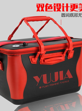 eva一体成型加厚钓鱼桶 耐磨矶钓桶 海钓箱 窝料箱 渔具