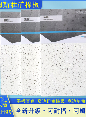 阿姆斯壮矿棉板雅韵RH99天花办公室悬吊式天花板600x600吸音板W35