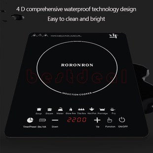 English induction cooker Sensor Touch Portable Cooktop 2200W