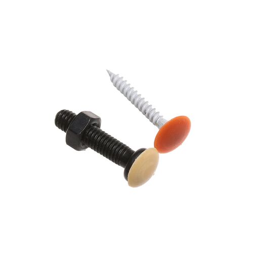 200pcs/bag Plastic Nuts Bolts Covers Exterior Protective Cap