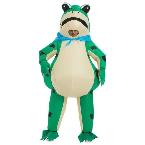 Inflatable Frog Costume Funny Full Body Blow Up Cosplay Cost