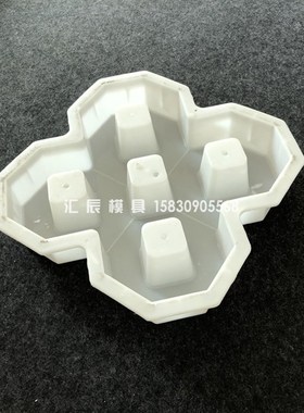 八字植草砖彩砖水泥模具停车场公园值草地坪混凝土地砖塑料模具