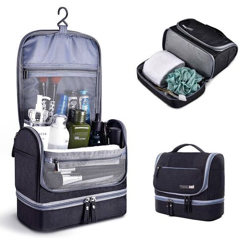 Men Necessaries Hanging Make Up Bag Oxford Travel Organizer