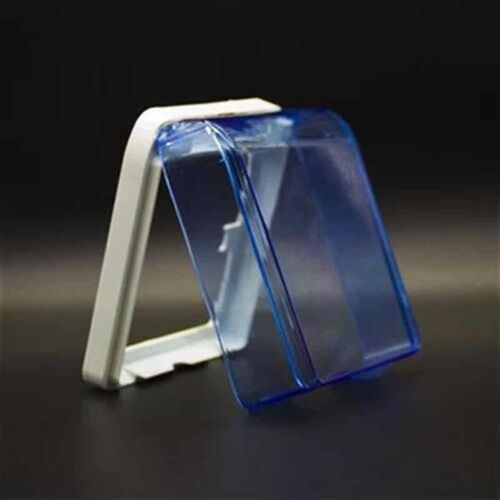 86-type switch socketr box plug-in r transparent blue water