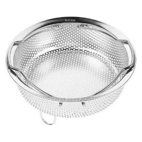 Stainless Steel Fine Mesh Strainer Steamer Insert Pot Fruit