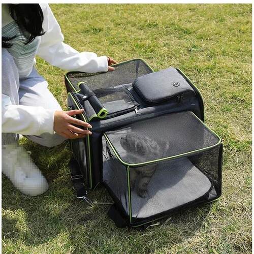 Large Capacity carrier Cat Pet Airlines approved reflective
