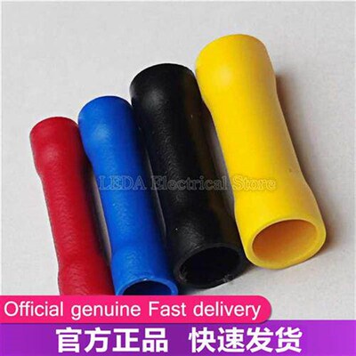 50Pcs BV1.25 BV2 BV3.5 BV5.5 Insulated Crimp Terminals Elect
