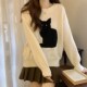 Cartoon Cat Pullover Womens Winter Cute Autumn Out Sweater