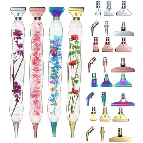 Ergonomic Flower Resin Diamond Painting Pen Diamond Painting