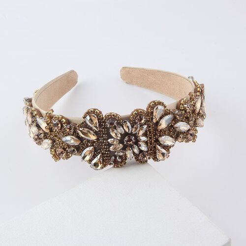 New Fashion Headband Baroque Set With Rhinestones Palace Hea