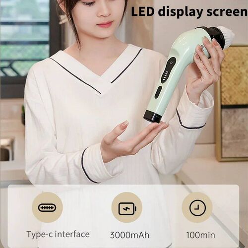 Wireless Electric Cleaning Brush Bathroom Window Kitchen Aut