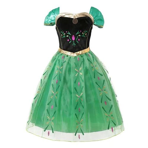 Elsa Anna Princess Dress Girl Kid Birthday Party Carnival