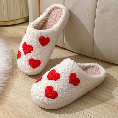 Rainbow Slippers for Home AntiSlip Warm in Autumn and Winter