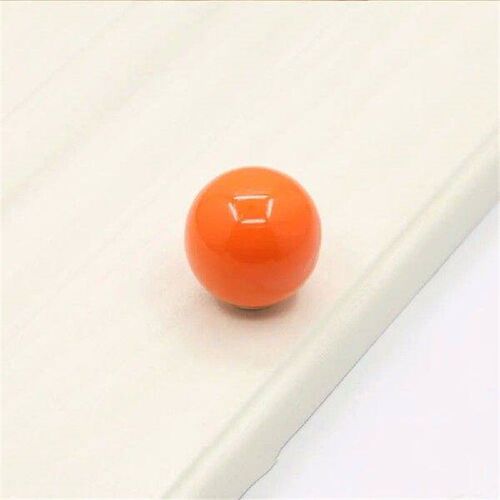 Simple Single Hole Colorful Ceramic Knob Pull Handles Candy