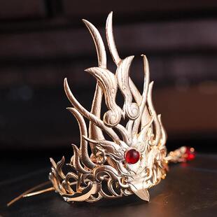 Chinese Hair Crown Ancient Pearl Hairpin Retro Hanfu Hair Ac