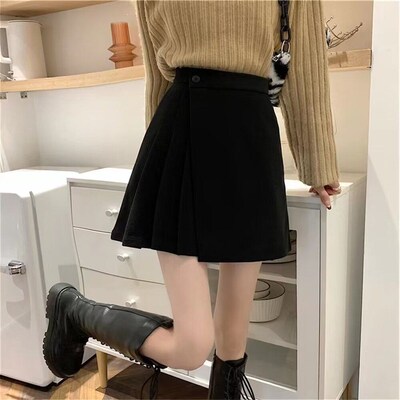 2025 New Korean Version Of The Pear-shaped Figure A- Line Sk