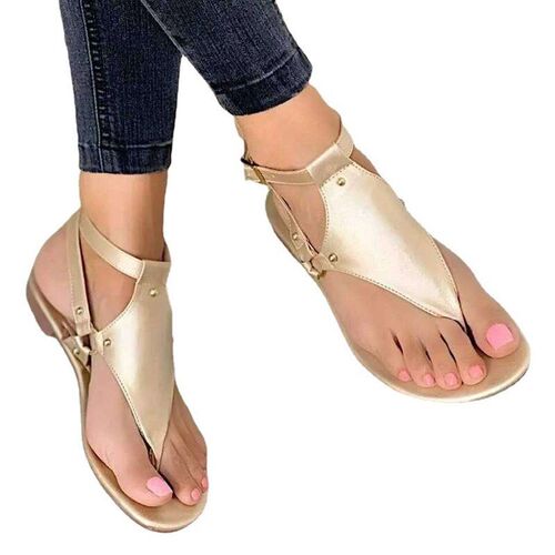 Womens Plus Size Flat Toe FlipFlop Sandals in European and A