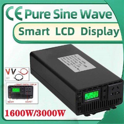 1600W/3000W DC12V/24V To AC220V Pure Sine Wave Inverter