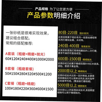 Fine sand paper fine sandpaper iron ore 500 abrasive cloth