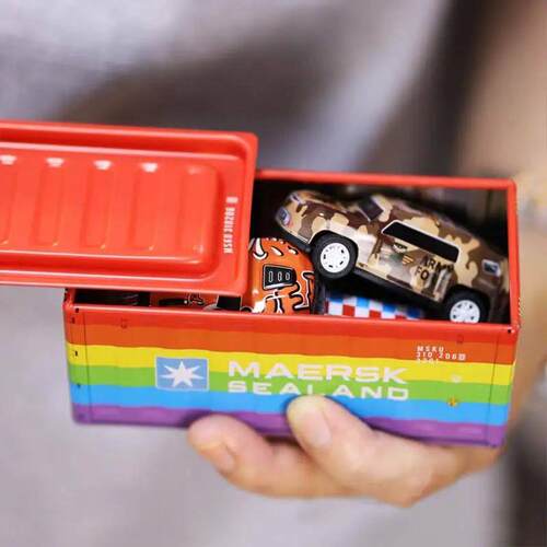 New Container Mini Iron Box Small Container Model Storage Bo