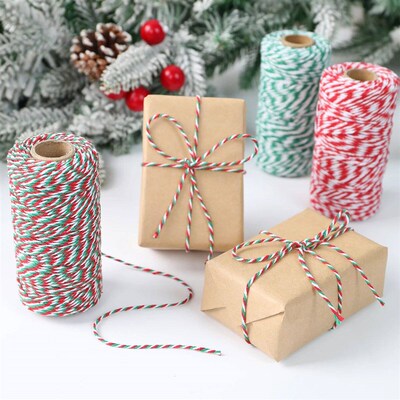 Christmas Bakers Twine String Merry Christmas Decoration For