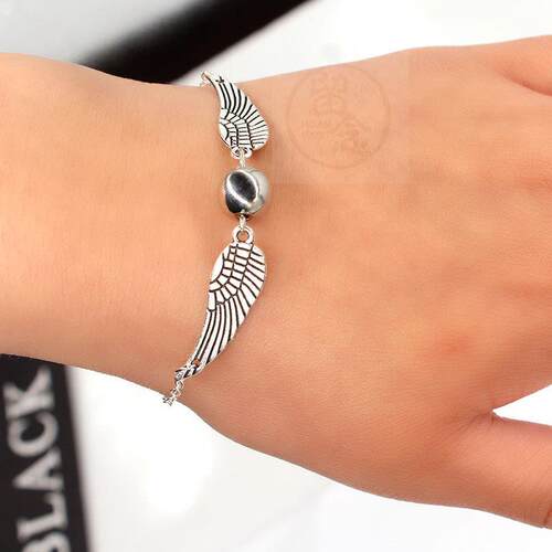 。Vintage Harry Potter and Deathly Hallows electroplated bri