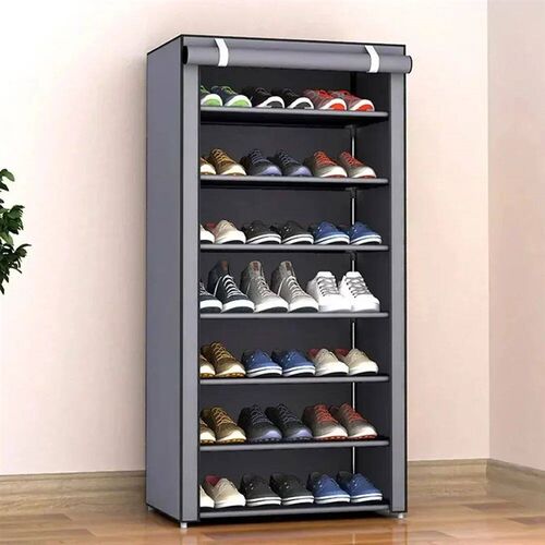Multilayer Shoe Rack Organizer Nonwoven Fabric Hallway Entry