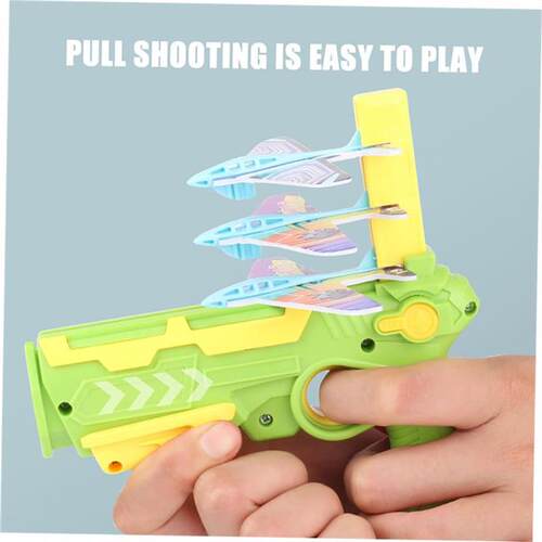 Launcher Toys for Kids Bubble Catapult With 6 Small Plane To