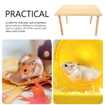 Hamster Platform Cage Wooden Toys Toy Accessories