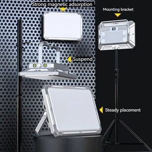 Portable LED Camping Tent Light Rechargeable Searchlight Hig