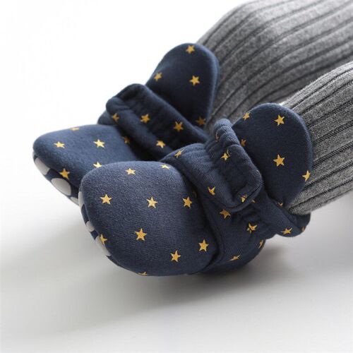 Newborn Baby Socks Shoes Boy Girl Star Toddler First Walkers