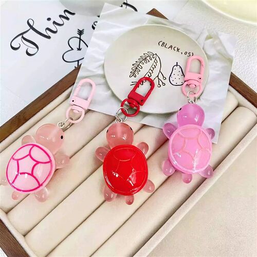 20PC Glow in The Dark Turtle Keychain for Women Bag Pendant
