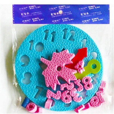Teaching Kindergarten Manual Diy Eva Clock Early Learning Ed
