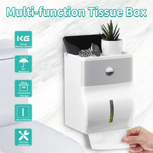 Washroom Paper Towel Dispenser Wall Mounted Paper Holder Wa