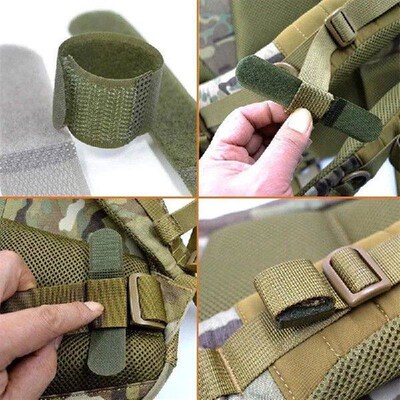 10pcs Nylon Straps Cable Ties Strap Webbing Organizer Fix