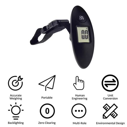 1Pc 40kg/100g LCD Digital Electronic Luggage Scale Portable