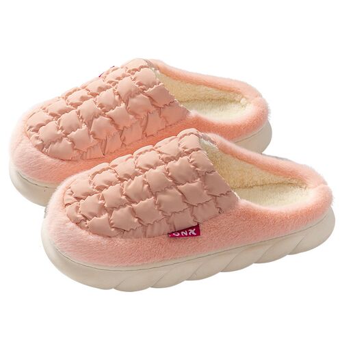 Winter Home Indoor Slippers AntiSlip House Cotton Shoes for