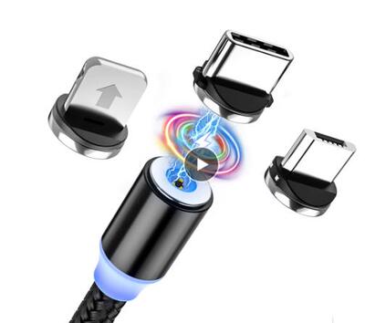 Magnetic Micro USB Charger Cable Type C Fast Magnet Phone 2m