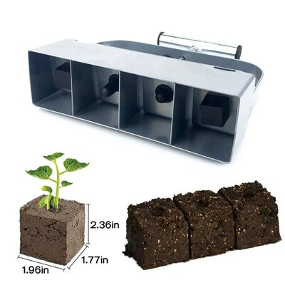 Handheld Seedling Soil Block Maker 2 Inch Soils Blocking Too