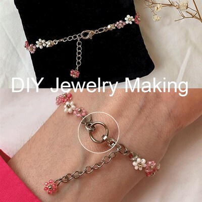 100-200pcs Stainless Steel Open Jump Rings Split Rings Conne