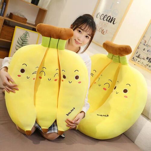 35-70cm Creative Cartoon Banana Plush Pillow Kawaii Sofa Cus