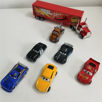 New.7PCS/Set Disny Pixar Car 3 Lightning McQueen Jackson Sto