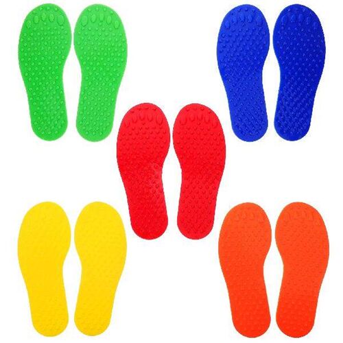 Tactile Massage Hand Foot Prints Carpet Spot Markers for