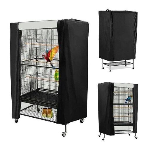 Waterproof 210D Oxford Universal Bird Cage Cover Black-Out