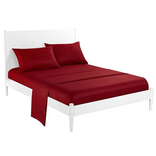 Viou Bed Sheet Four-piece Set Bed Sheet Home Textile Plain I