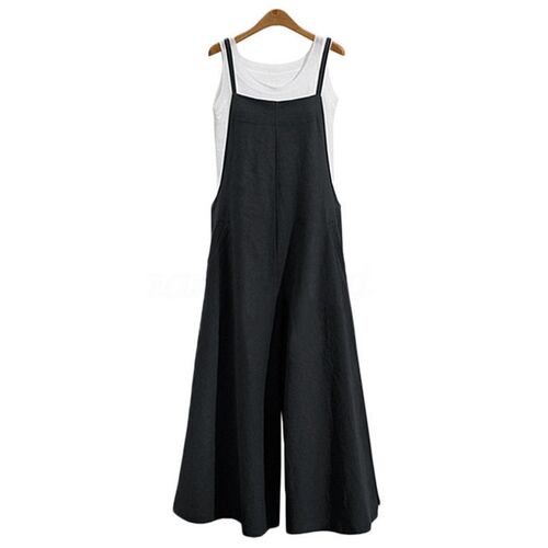 Womens Pants Womens Loose One Piece Wide Leg Pants Casual