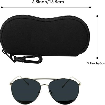 Sunglasses Soft Case Eyeglass Case Travel Pouch Glasses
