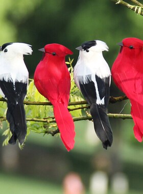 Artificial White Pigeon Plastic Feather Love Peace Doves Bir