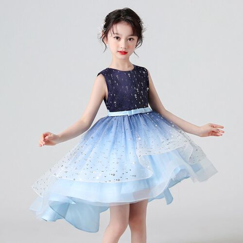 Flower Girls Princess Sequins Baby Wedding Christmas Party T