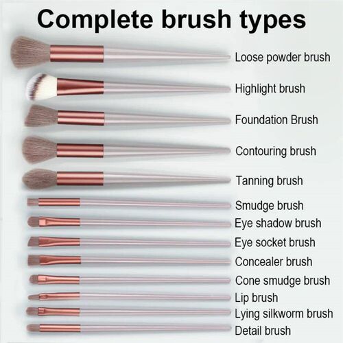 Newest! Soft Fluffy Makeup Brushes Set For Cosmetics Foundat